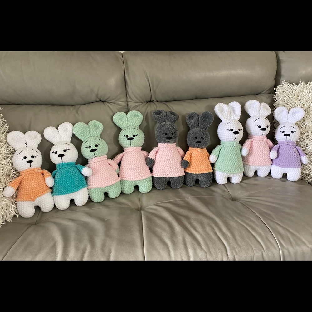 Crochet plush toys . One for $25